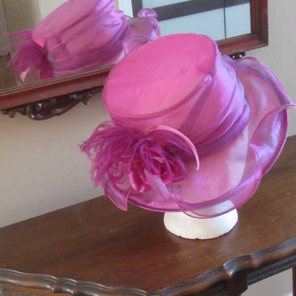 VINTAGE HEASLIP WEDDING HAT - Picture 1 of 12